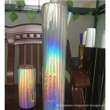 metallic polyester film/pet holographic film/decorative film